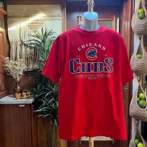 NWT Chicago Cubs MLB T-Shirt Men’s | XL | Red Team Graphic Tee Official Licensed